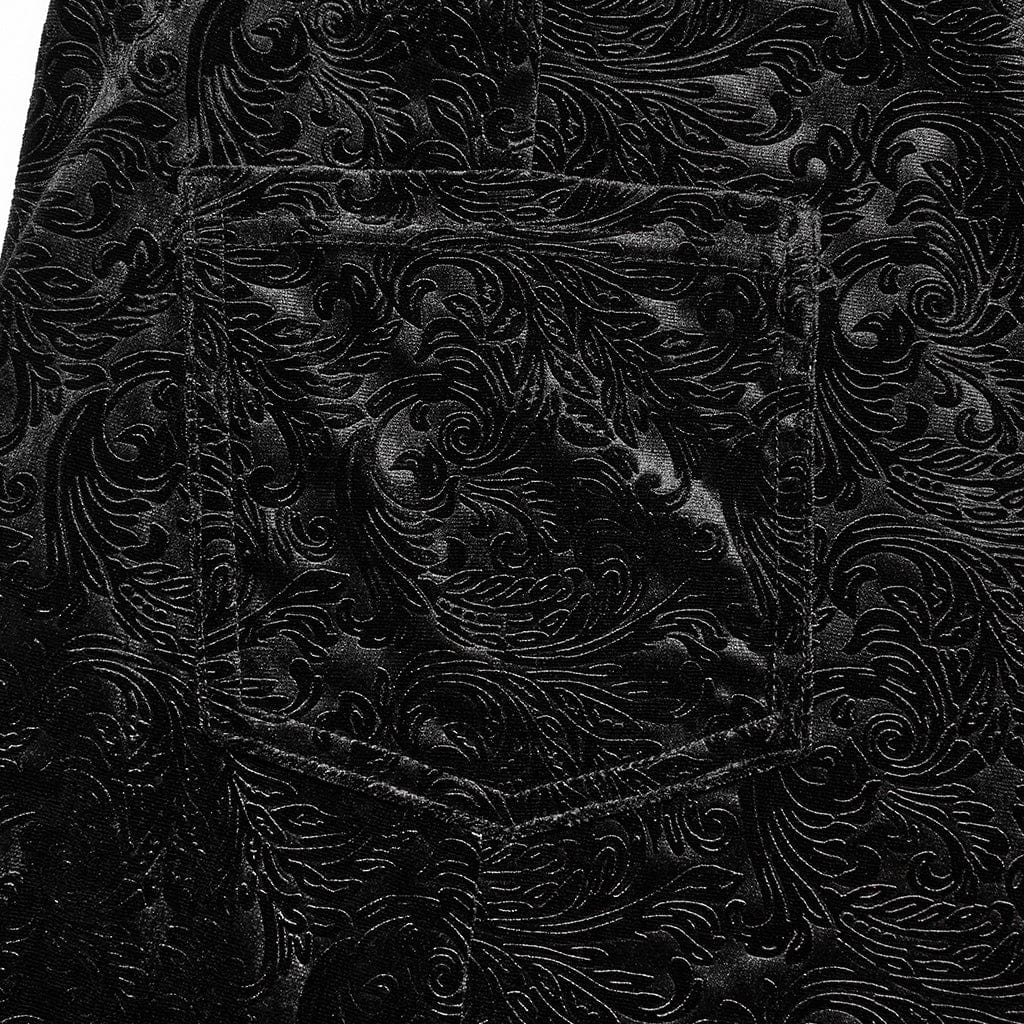 Cathedral Straps Jacquard Flare Pants 15