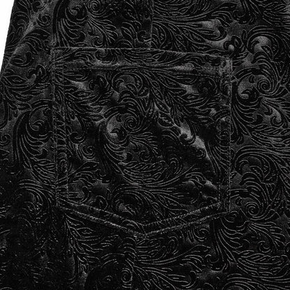 Cathedral Straps Jacquard Flare Pants 15
