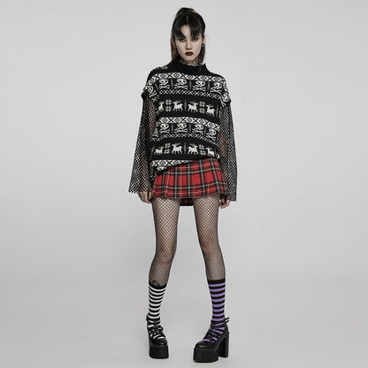 Forest Omen Skull Sweater - image 4