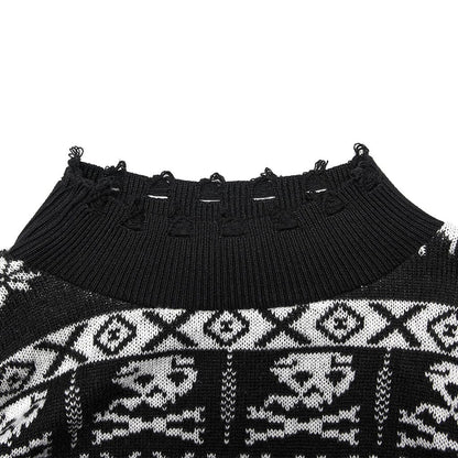 Forest Omen Skull Sweater - image 7