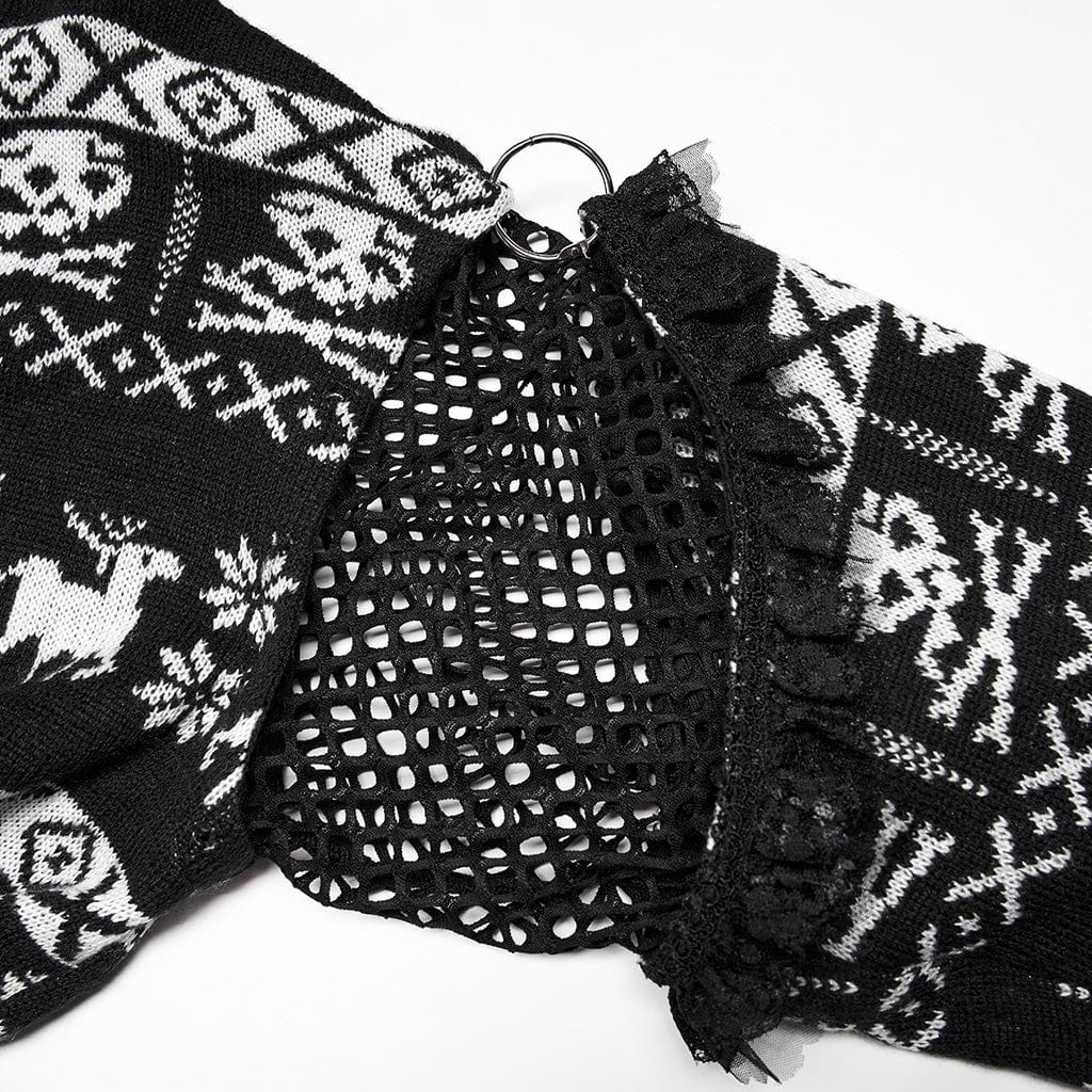 Forest Omen Skull Sweater - image 8