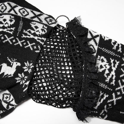 Forest Omen Skull Sweater - image 8