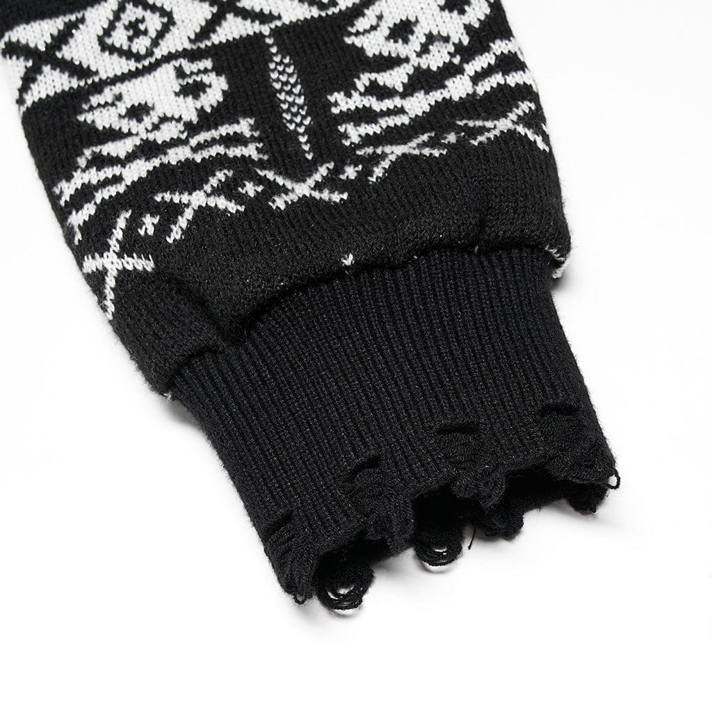 Forest Omen Skull Sweater - image 9