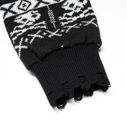 Forest Omen Skull Sweater - image 9