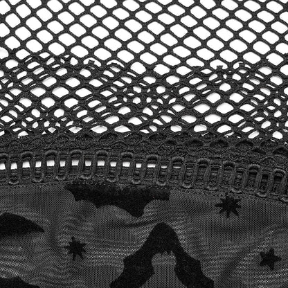 Midnight Swarm Bat Mesh Shirt