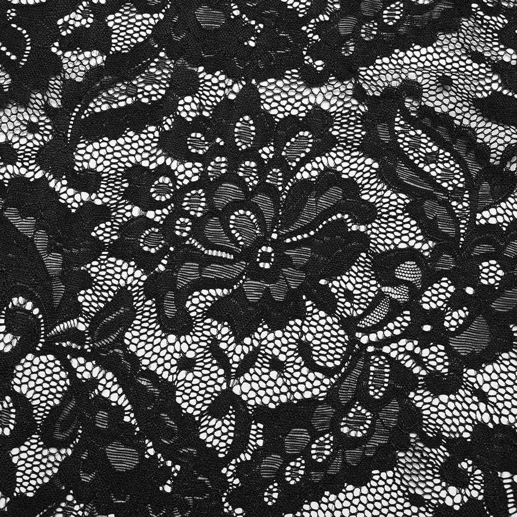 Obsidian Court Embossed Velvet Gown