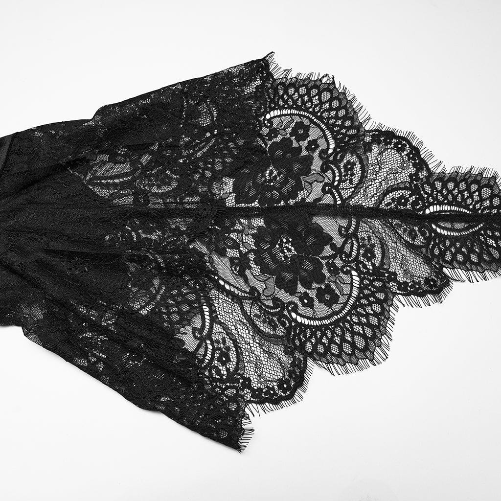 Midnight Herbarium Embroidered Velvet Gown 7