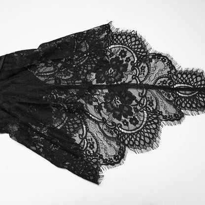 Midnight Herbarium Embroidered Velvet Gown 7