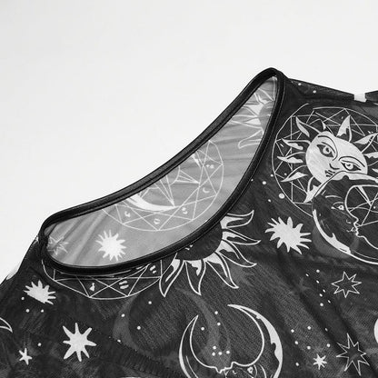 Eclipsed Sun Mesh Tank Top 7