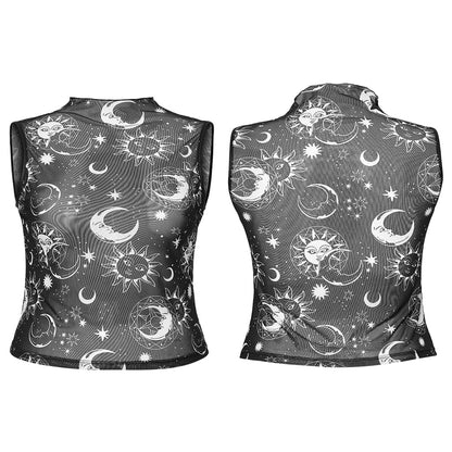 Eclipsed Sun Mesh Tank Top 5