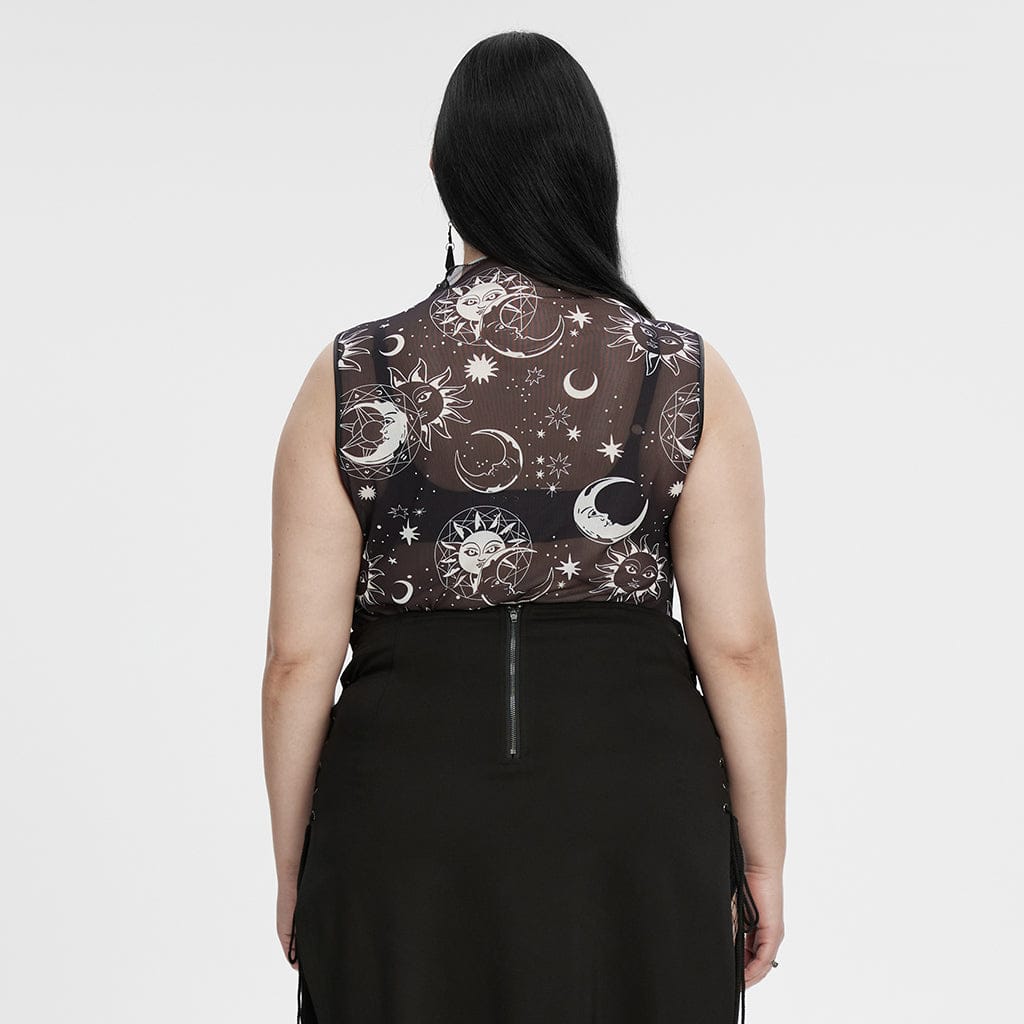 Eclipsed Sun Mesh Tank Top 3
