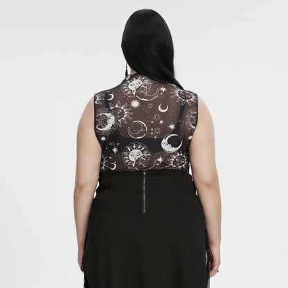 Eclipsed Sun Mesh Tank Top 3