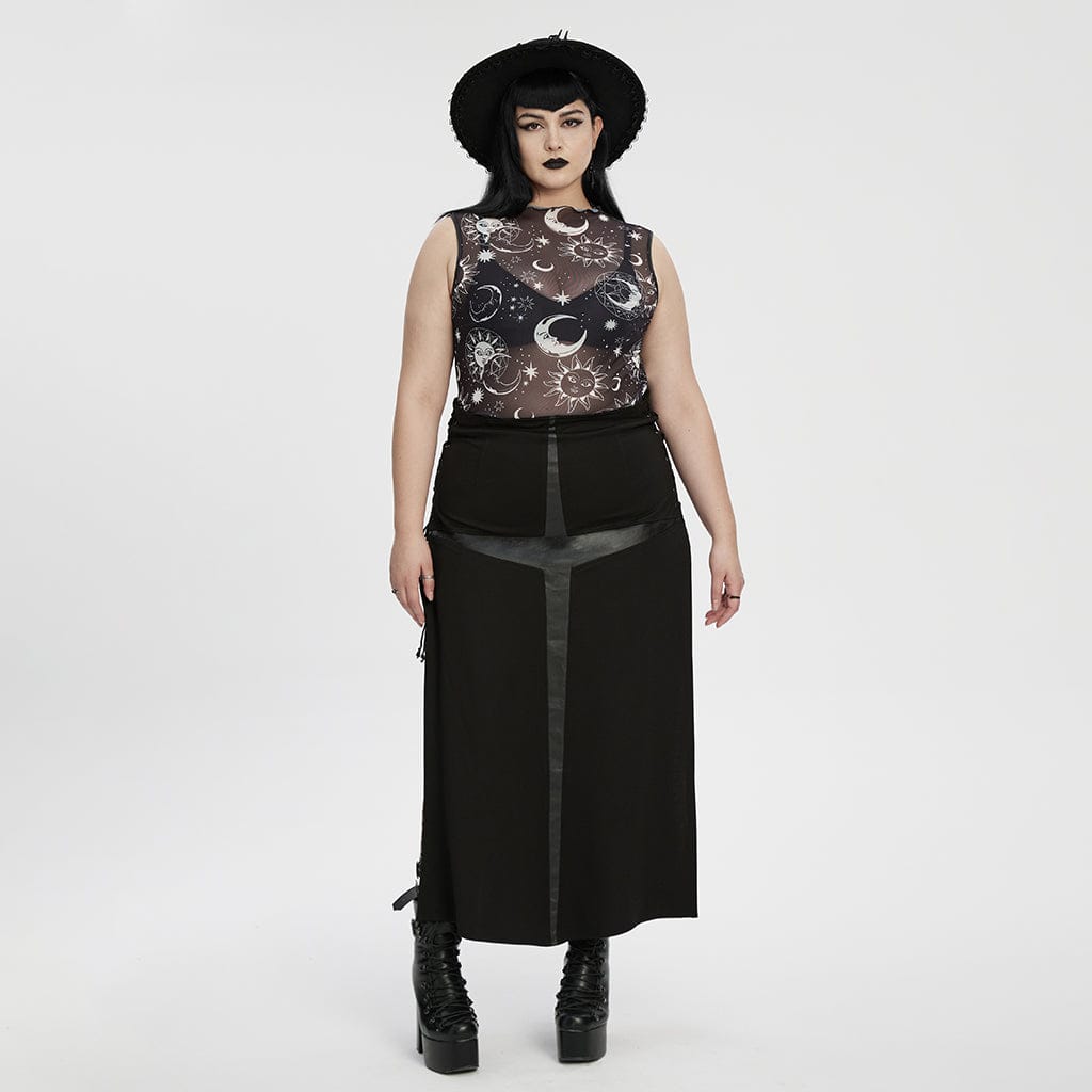 Eclipsed Sun Mesh Tank Top 4