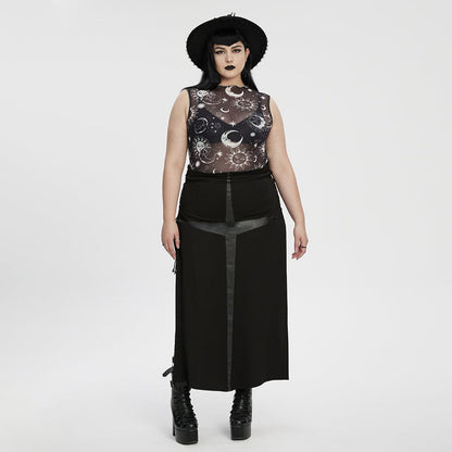 Eclipsed Sun Mesh Tank Top 4