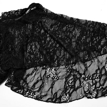 Black Velvet Vow Off-Shoulder Gown