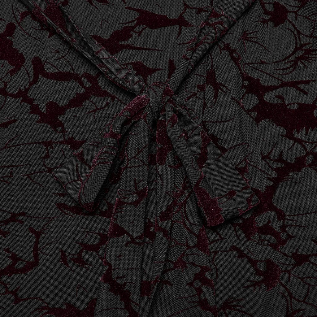 Blood Moon Bat-Sleeve Witch Dress