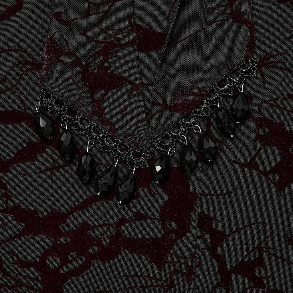 Blood Moon Bat-Sleeve Witch Dress