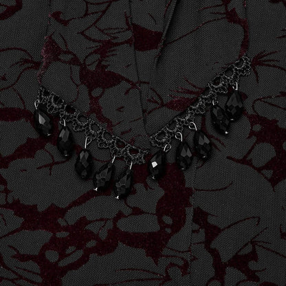 Blood Moon Bat-Sleeve Witch Dress