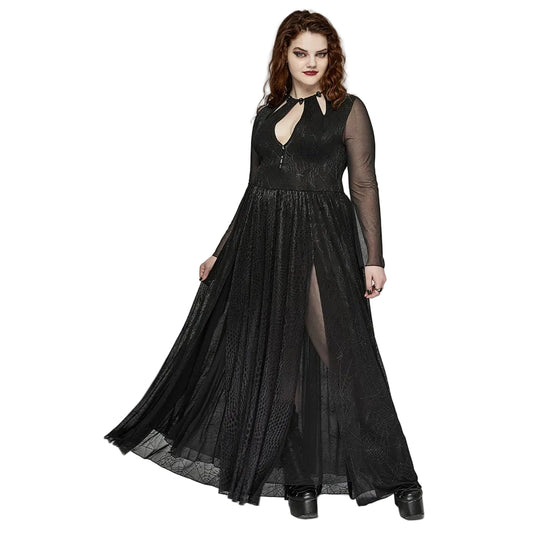 Midnight Honeymoon Side-Slit Gown