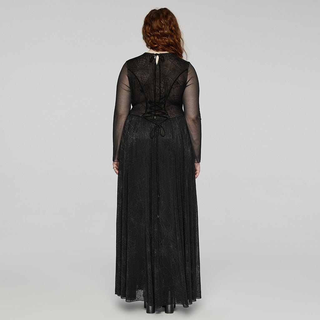 Midnight Honeymoon Side-Slit Gown