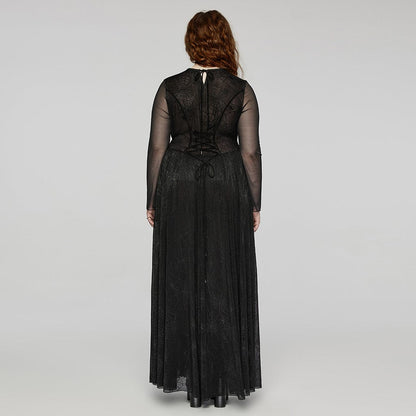 Midnight Honeymoon Side-Slit Gown