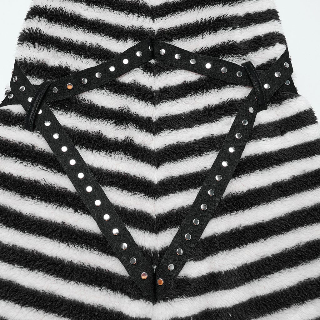 Static Riot Striped Leg Warmers - image 8