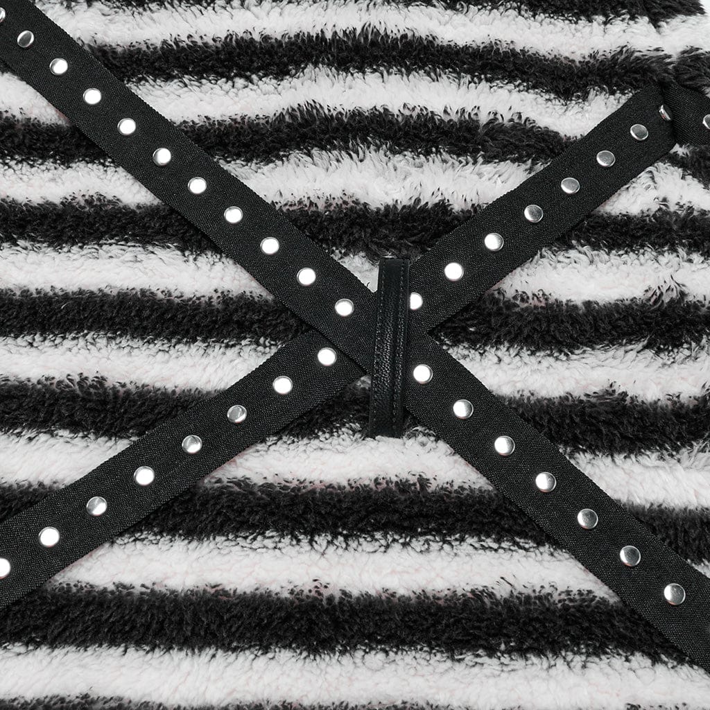 Static Riot Striped Leg Warmers - image 6