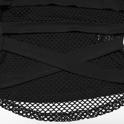 Null Sector Cutout Hooded Tank detail view