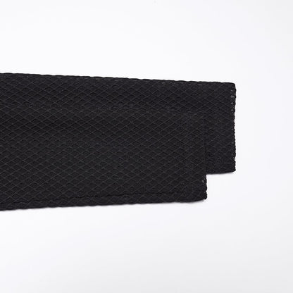 Ghost Signal Sheer Hooded Cape detail view