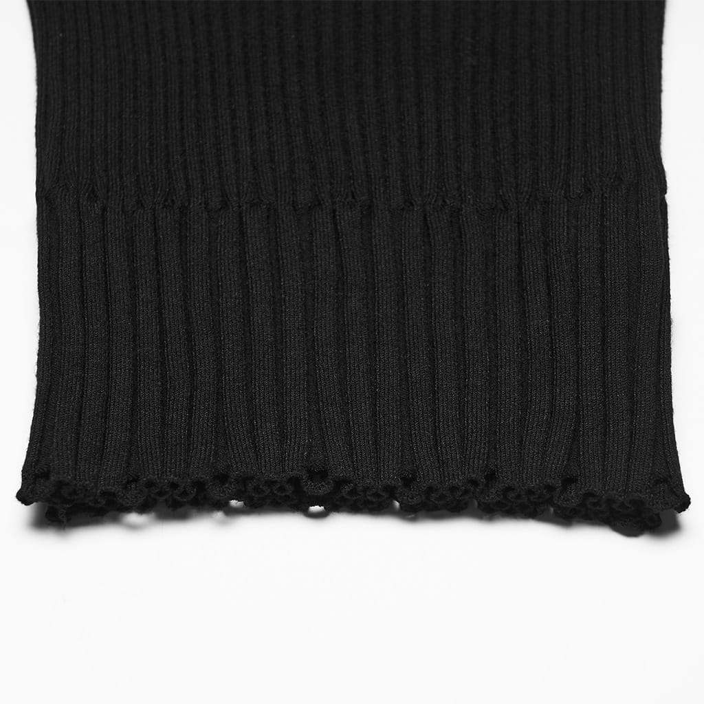 Raven Reliquary Off-Shoulder Sweater detail view 9