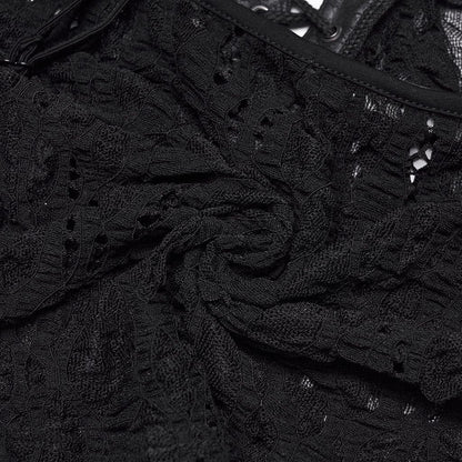 Torn Signal Sheer Bustier detail view 9
