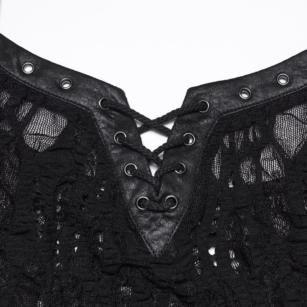 Torn Signal Sheer Bustier detail view 7