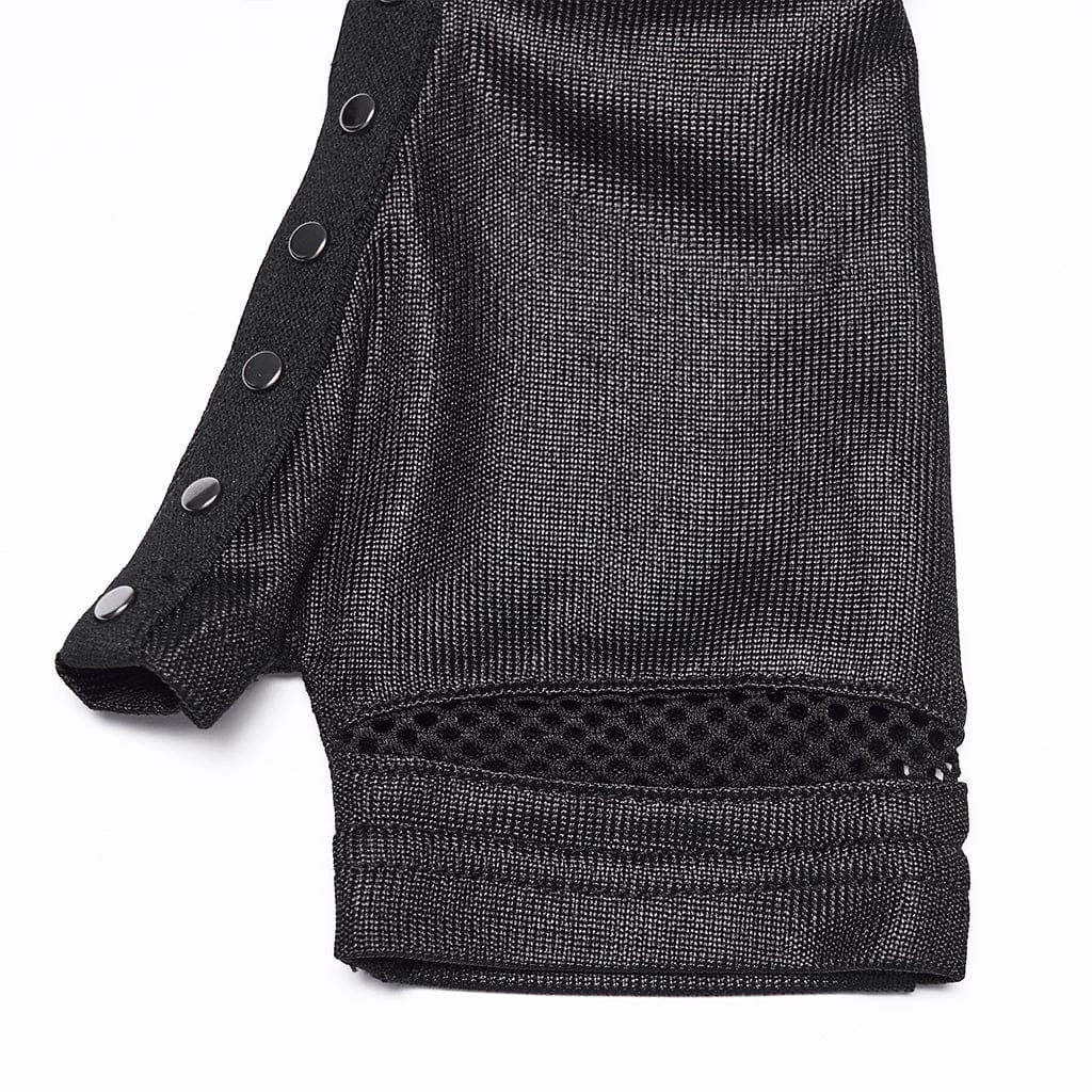 Static Veil Ruched Strap Gloves detail