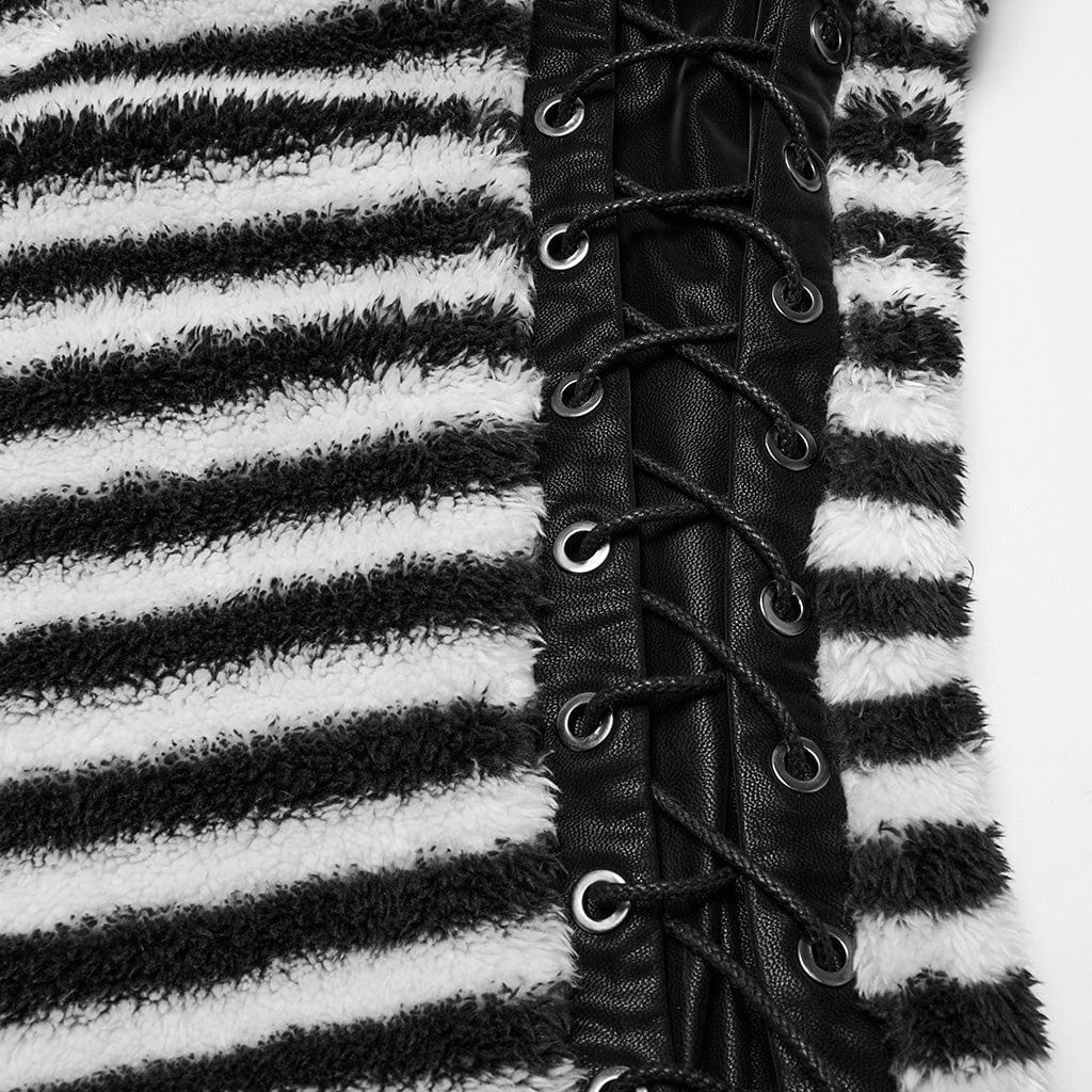 Stray Rabbit Striped Hoodie