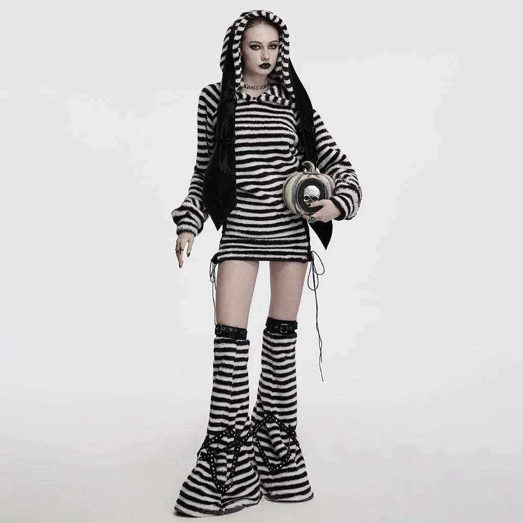 Stray Rabbit Striped Hoodie