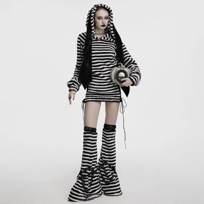 Stray Rabbit Striped Hoodie