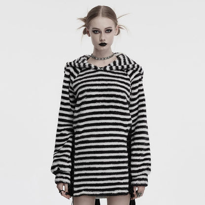 Stray Rabbit Striped Hoodie