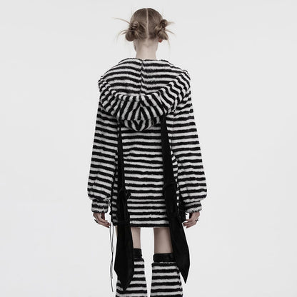 Stray Rabbit Striped Hoodie