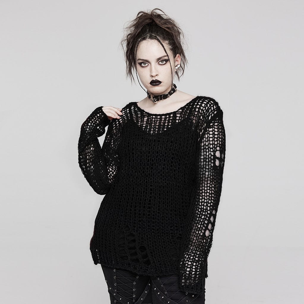 After Midnight Striped Knit Sweater - image 1