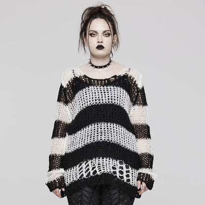 After Midnight Striped Knit Sweater - image 5