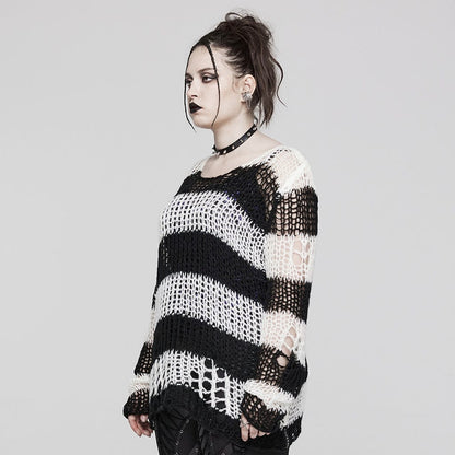 After Midnight Striped Knit Sweater - image 6