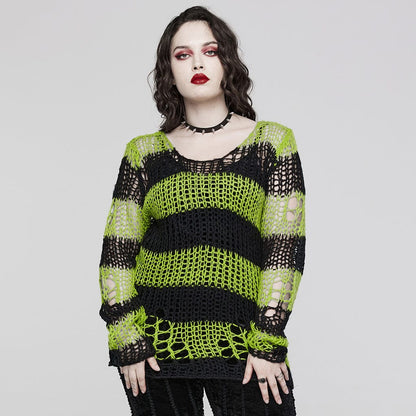 After Midnight Striped Knit Sweater - image 9