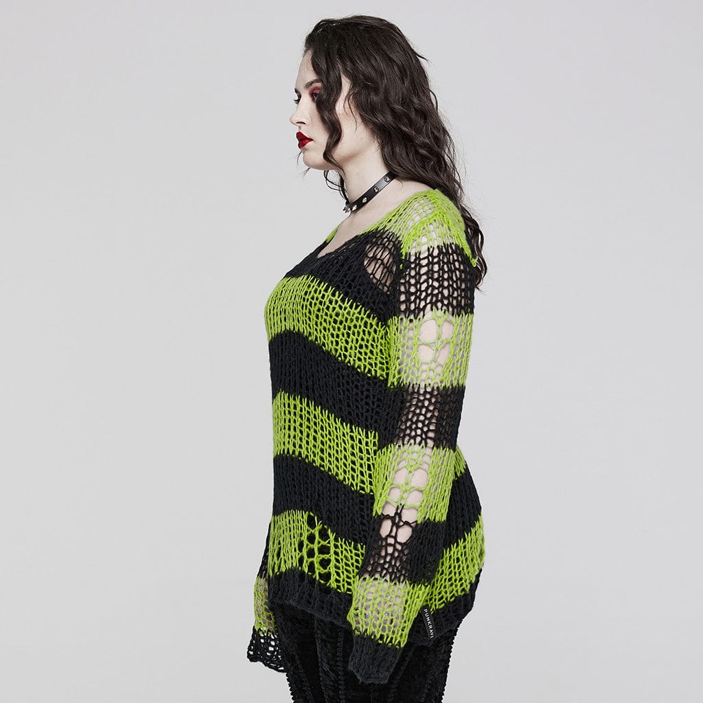 After Midnight Striped Knit Sweater - image 10