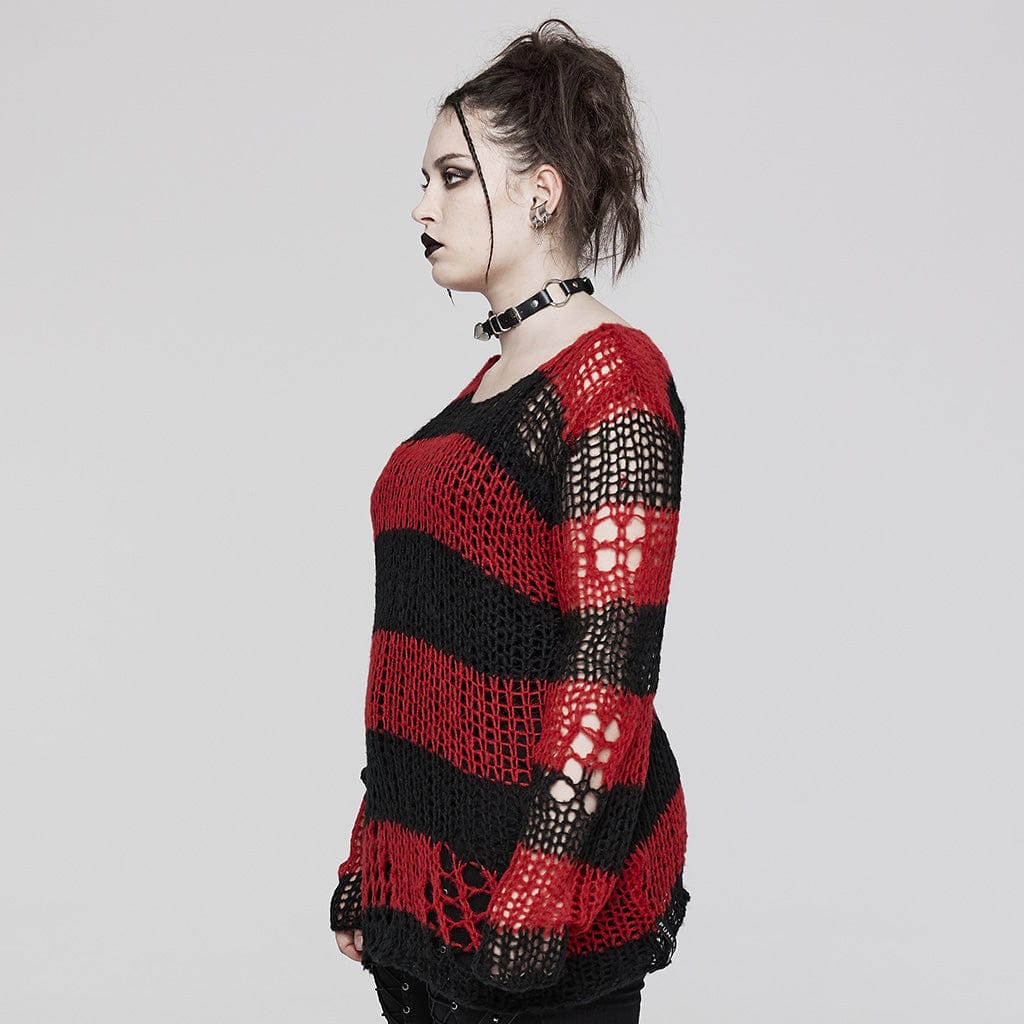 After Midnight Striped Knit Sweater - image 14