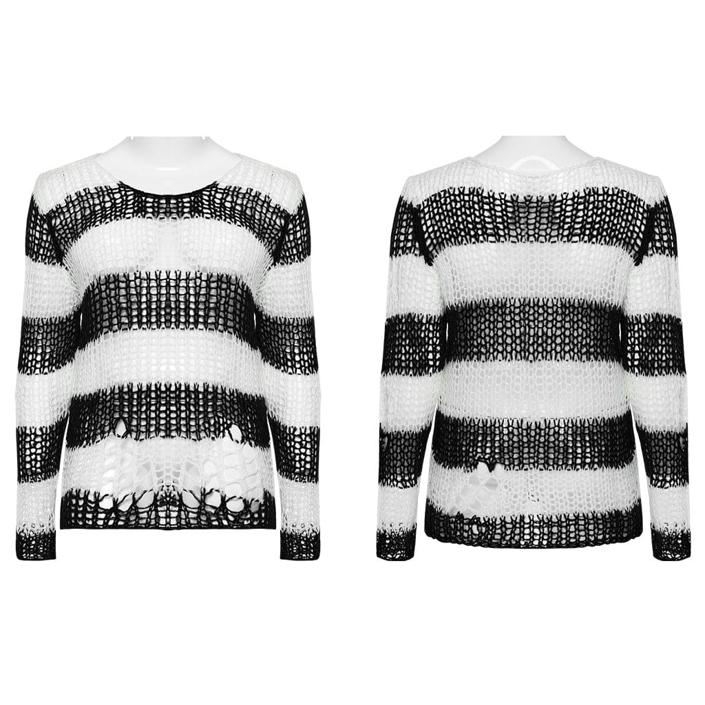 After Midnight Striped Knit Sweater - image 18