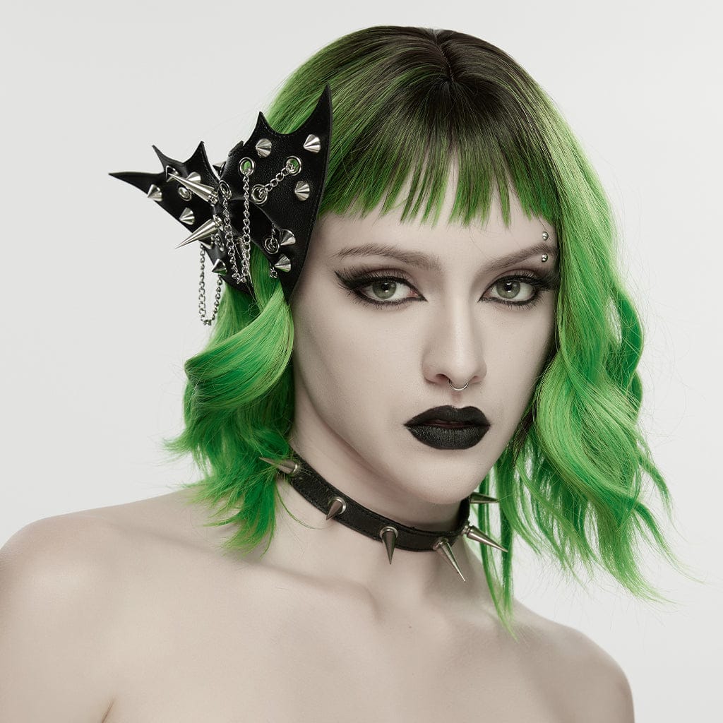 Razorwing Studded Hair Bow