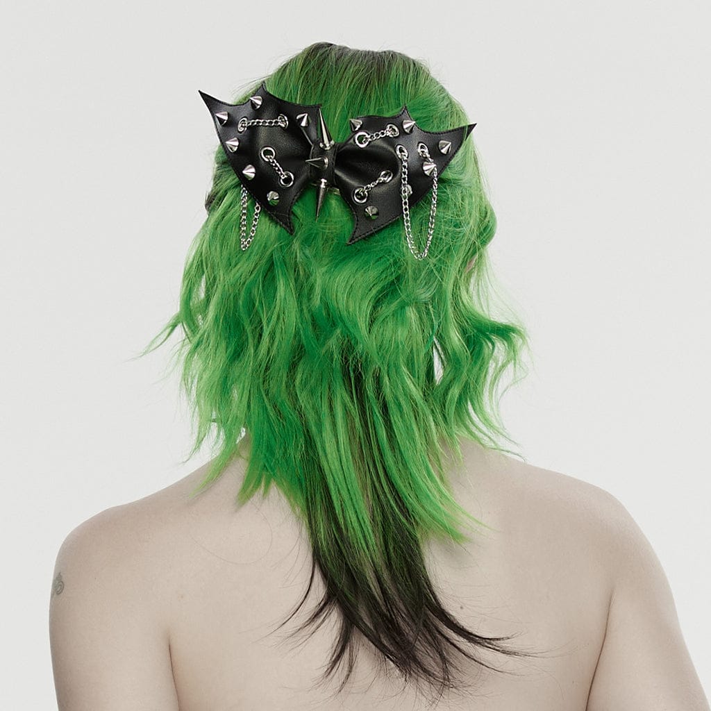Razorwing Studded Hair Bow