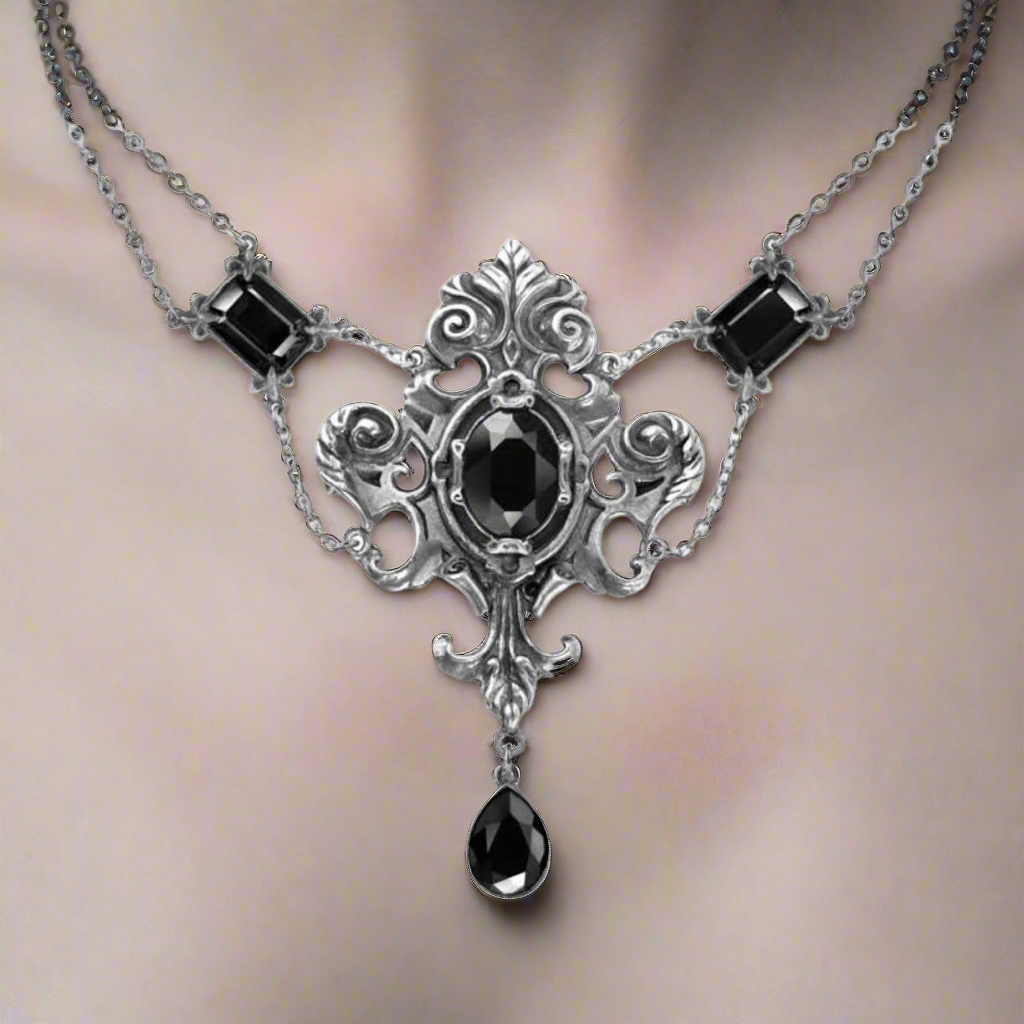 Queen of the Dark Night Necklace by Alchemy Gothic