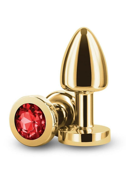 Rear Assets Petite Aluminum Anal Plug with Gem