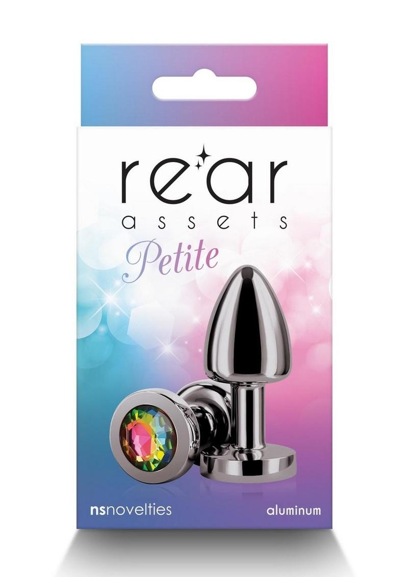 Rear Assets Petite Aluminum Anal Plug with Gem